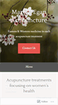 Mobile Screenshot of maryeganacupuncture.com